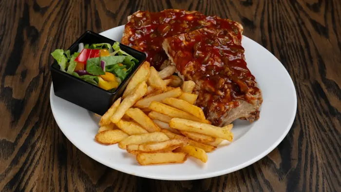 Half Rack of Pork Ribs - Mexican food at Sierra Paphos